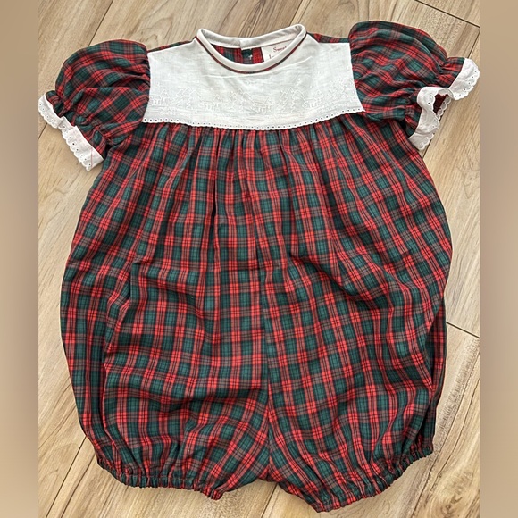 🎄Vintage Embroidered “Merry Christmas” Bubble - Picture 1 of 5